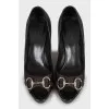 Silver Buckle Heeled Shoes