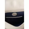 Beige leather shoulder bag