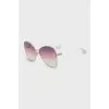 Sunglasses with white temples
