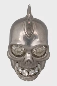 Silver skull ring