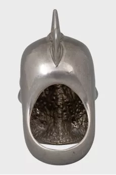 Silver skull ring