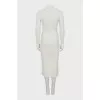 Knitted dress with patch pockets