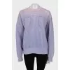 Oversized sweatshirt with tag
