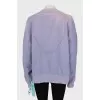 Oversized sweatshirt with tag