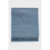Blue cashmere scarf