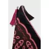 Square scarf with removable decor