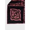 Square scarf with removable decor