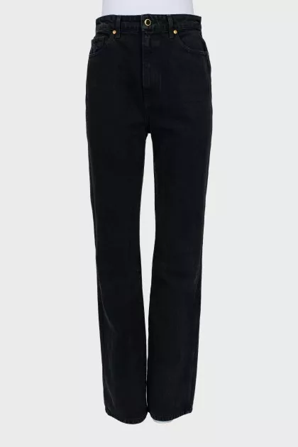 Black palazzo jeans