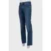 Men's Straight Leg Distressed Jeans
