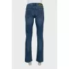Men's Straight Leg Distressed Jeans