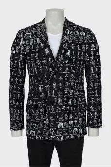 Men's jacket with tag