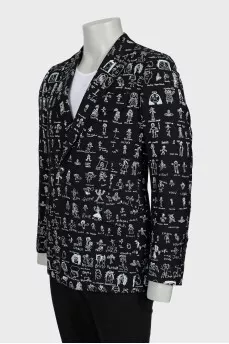 Men's jacket with tag
