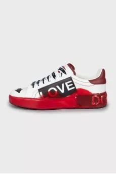 Portofino Melt leather sneakers