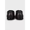 Men's brown leather sneakers