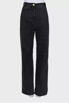 Mom fit jeans with high waist