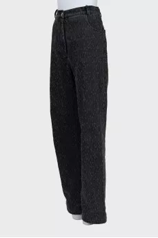 Mom fit jeans with high waist