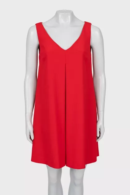 Loose fit dress with tag