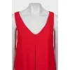Loose fit dress with tag