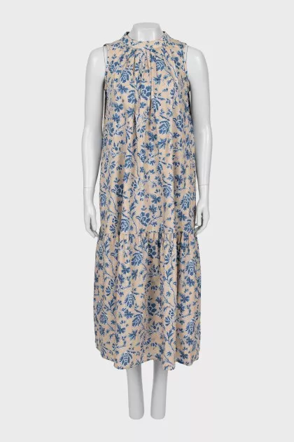 Loose fit dress with print