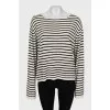Silk striped jumper