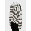 Silk striped jumper