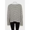 Silk striped jumper