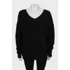 Black loose fit sweater