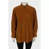 Loose fit corduroy shirt 