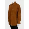 Loose fit corduroy shirt 