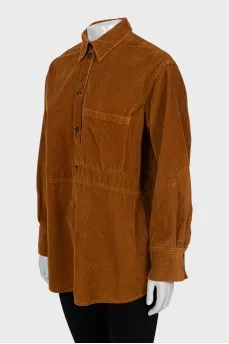 Loose fit corduroy shirt 