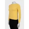 Yellow striped jumper