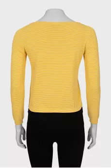 Yellow striped jumper