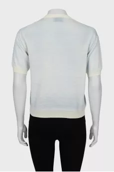 T-shirt with a blue tint