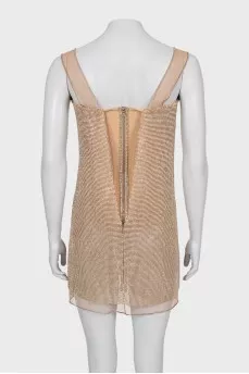 Mini dress with tag