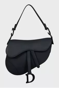 Черная сумка Saddle из кожи