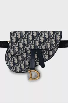 Saddle textile bag