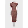Sheer bodycon dress