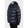 Men's blue down jacket with tag