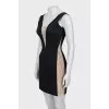 Bodycon dress with rhinestones