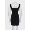 Bodycon dress with rhinestones