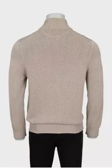 Men's knitted cardigan