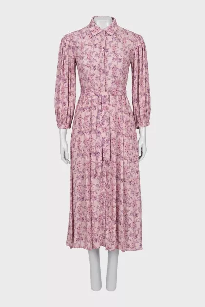 Floral print maxi dress 