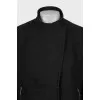 Dark grey wool coat