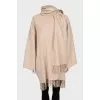 Cashmere cape
