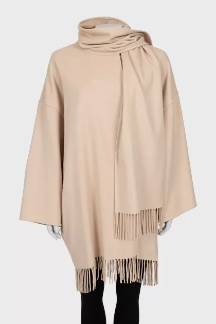 Cashmere cape