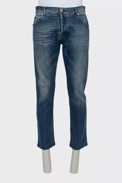 Men's jeans with buttons