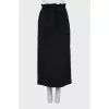 Black maxi skirt