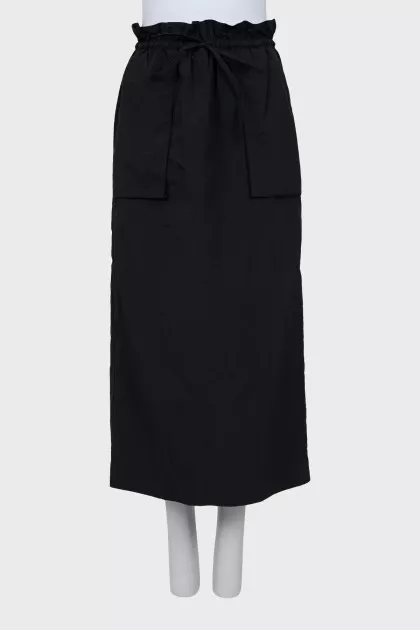 Black maxi skirt
