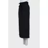 Black maxi skirt