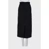 Black maxi skirt